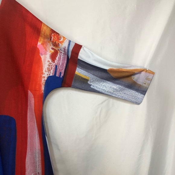 Linea Domani Women’s Vibrant Tunic 3/4 Sleeve Scoop Neck Dropped Raglan Sleeve - Picture 4 of 8